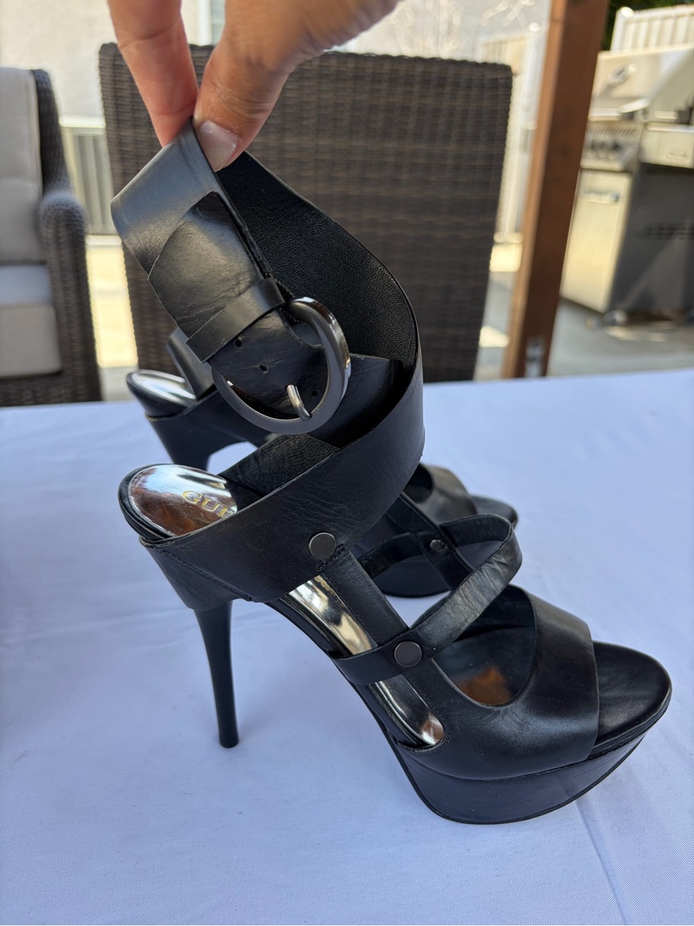 Guess Marciano Platform Heels, Size 8.5